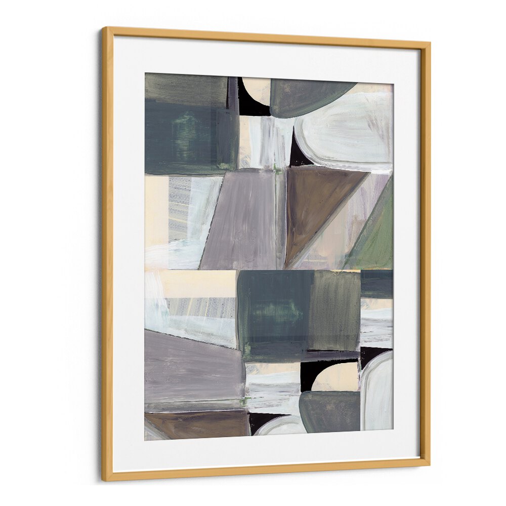 Stylish ABSTRACT DESATURATE I, GEOMETRIC ART PRINTS, enhancing modern aesthetics in any living space.