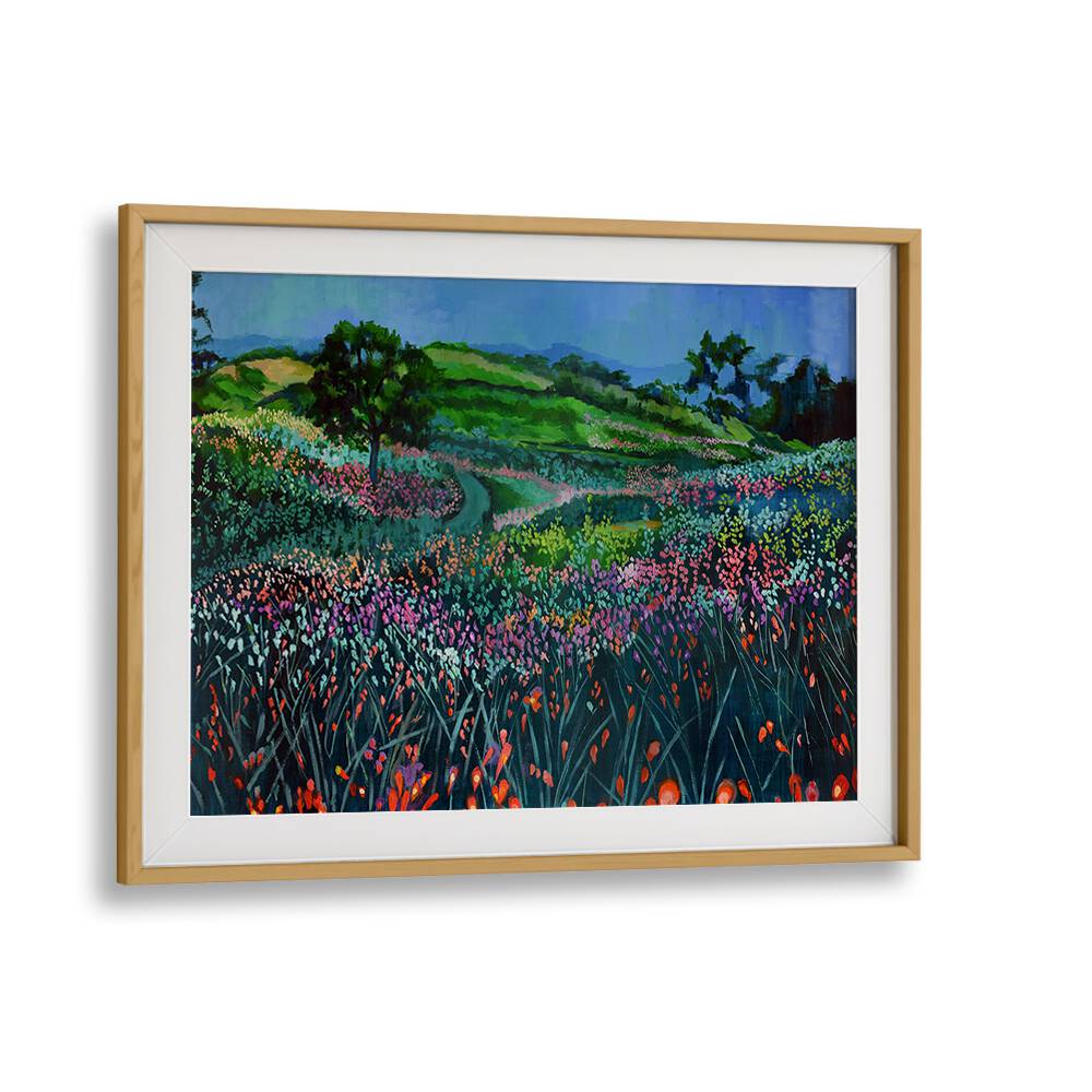 FIELDS OF FLOWERS , LANDSCAPE PAINTINGS