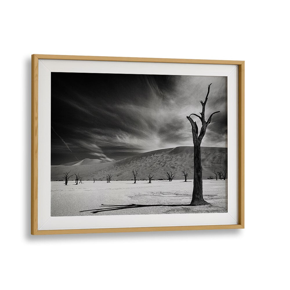Stunning black and white landscape featuring a lonely tree, ideal for THE ARMY OF THE DEAD, PHOTOGRAPHY PRINTS collection.