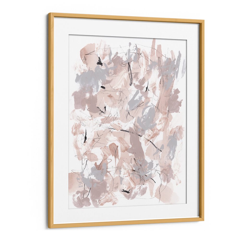 Vibrant FLORAL ABSTRACT I, ABSTRACT PAINTINGS elegantly combine floral motifs with dynamic shapes, perfect for any space.