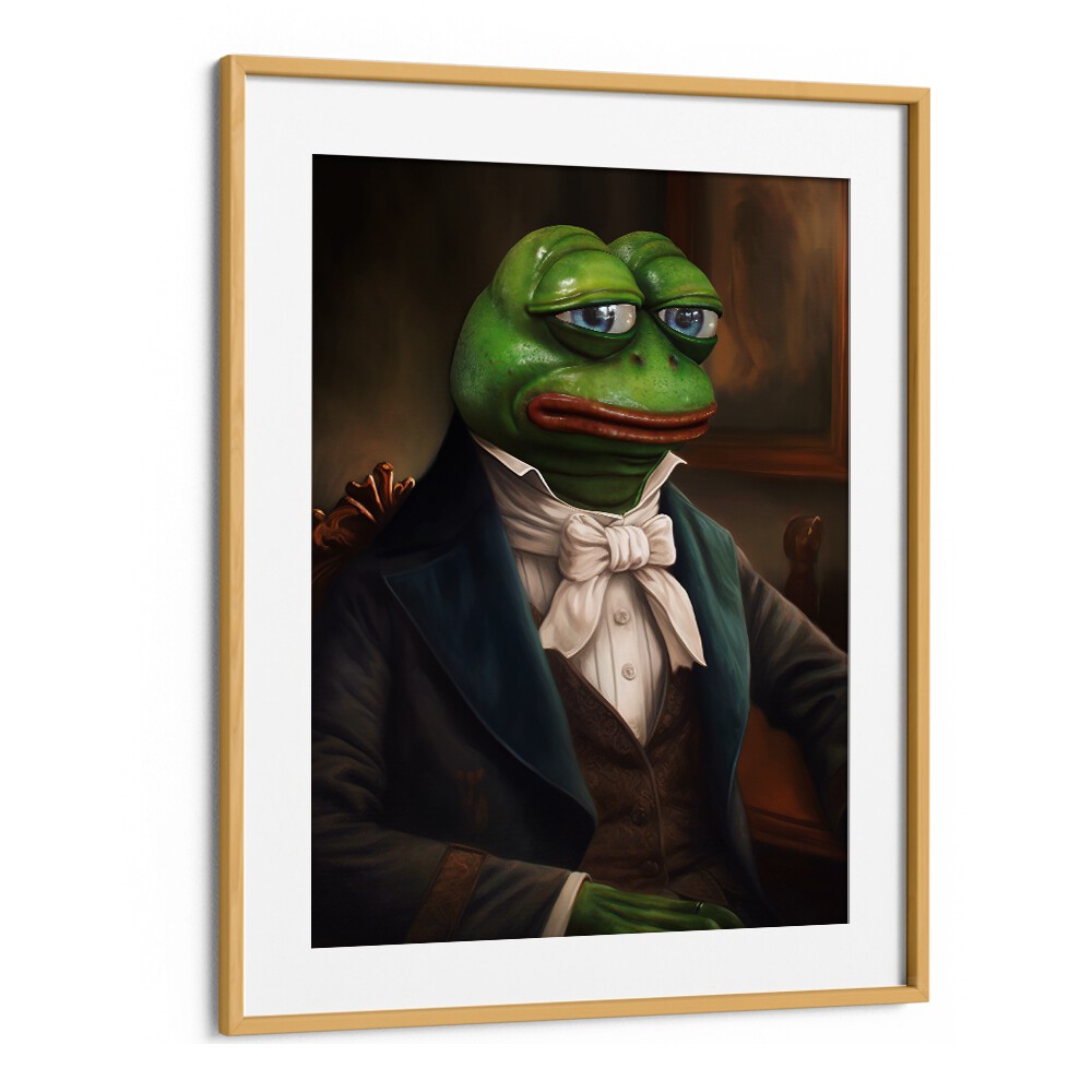 SIR PEPE BY DIKHOTOMY , ALTERED ART PRINTS