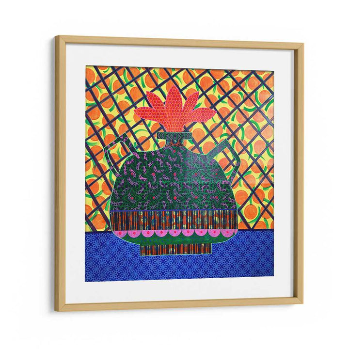 Bright and vibrant ORANGES AND FLOWER VASE, KITCHEN POSTERS add a stunning focal point to any kitchen decor.