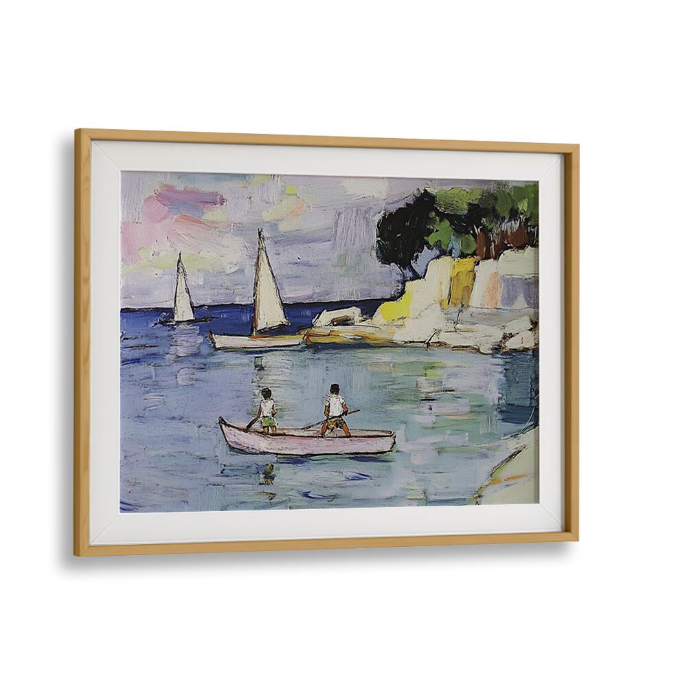 Enjoy a serene scene with SAILBOATS gliding across calm waters, capturing the essence of peaceful sailing adventures.
