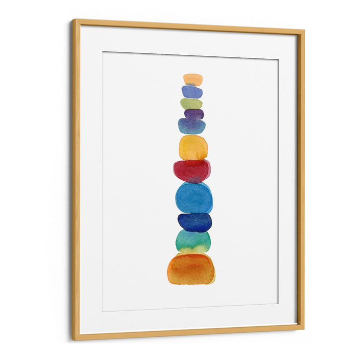 Vibrant COLOR TOWER, BEACH PAINTINGS art piece adds serenity and color to your living space, perfect for coastal decor.