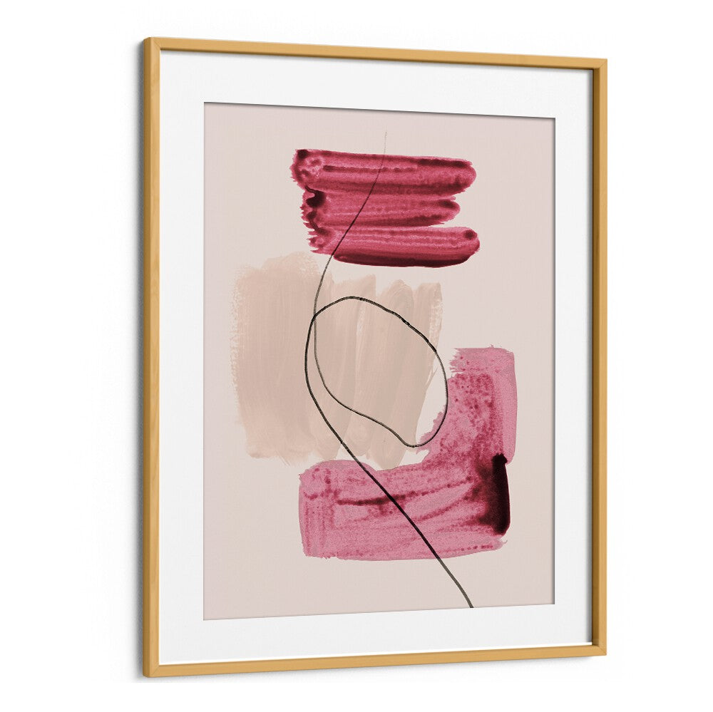 Abstract Lines and Shapes No.1, abstract paintings featuring modern design and vibrant colors, perfect for any space.
