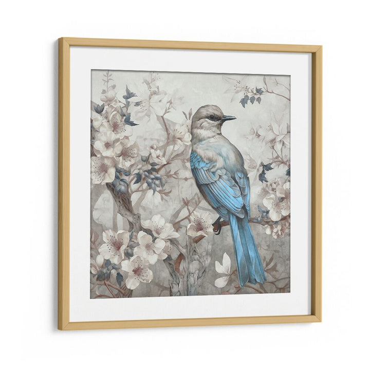 CHINOISERIE BIRD SPRING VIBES II BY ANDREA HAASE , WILDLIFE POSTERS, WILDLIFE PAINTINGS