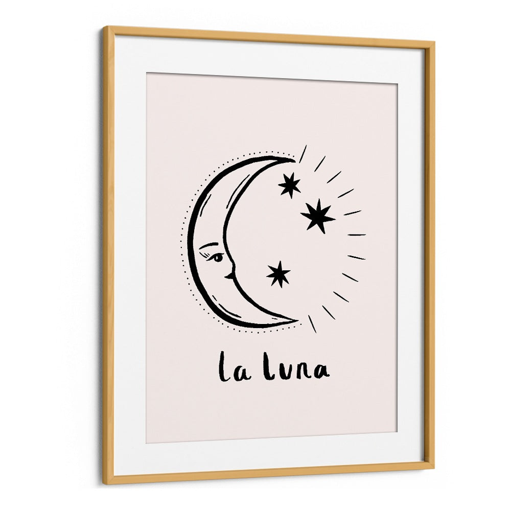 LA LUNA BY DUCHESS PLUM , LINE ART PRINTINGS , LINE ART PRINTS