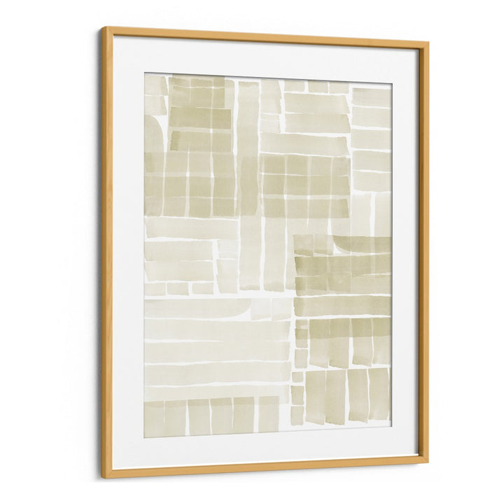Transform your space with NEUTRAL TANGLE GRID II, ABSTRACT PAINTINGS, featuring soft tones and geometric shapes.