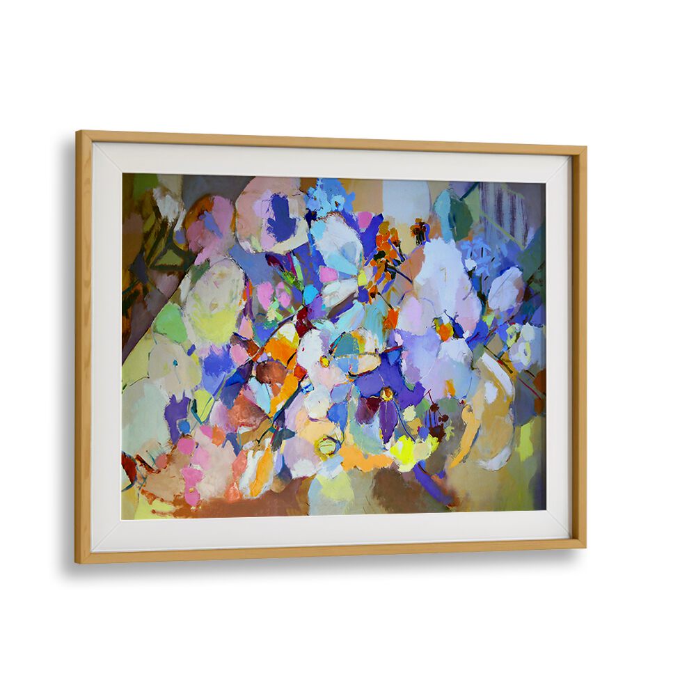 Vibrant SUMMER FLOWERS, ABSTRACT PAINTINGS capture blooming beauty, perfect for enhancing your home decor.