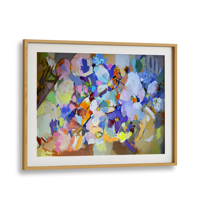 Vibrant SUMMER FLOWERS, ABSTRACT PAINTINGS capture blooming beauty, perfect for enhancing your home decor.