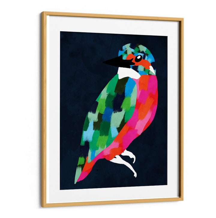 Colorful bird artwork showcasing PATCHWORK PERFECTION, ANIMAL PAINTINGS to enhance your home decor.