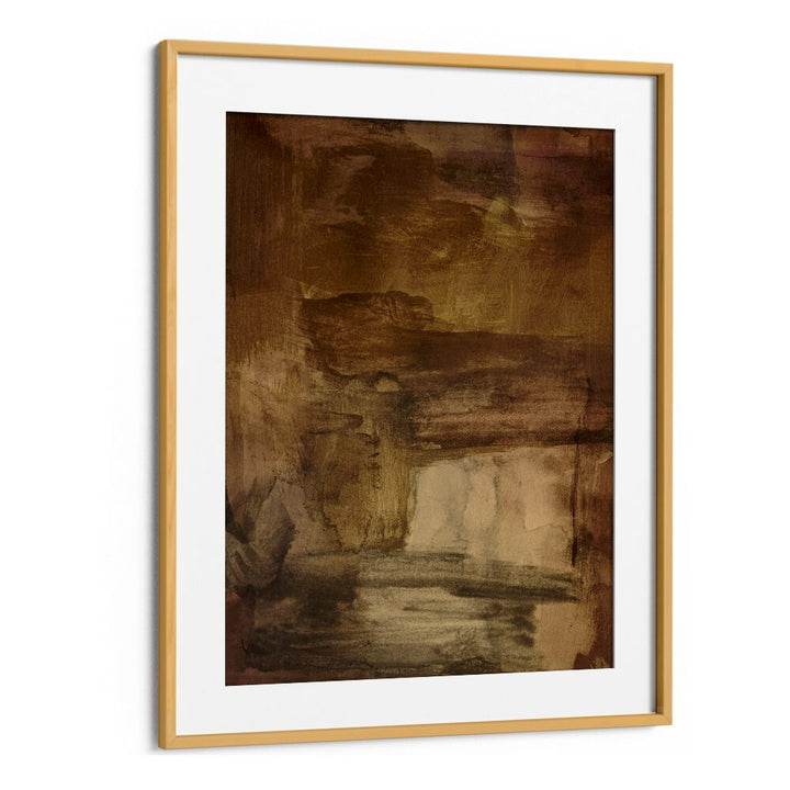 Elegant YESTERDAYS WISHES II, ABSTRACT PAINTINGS in warm tones, perfect for enhancing any modern space.
