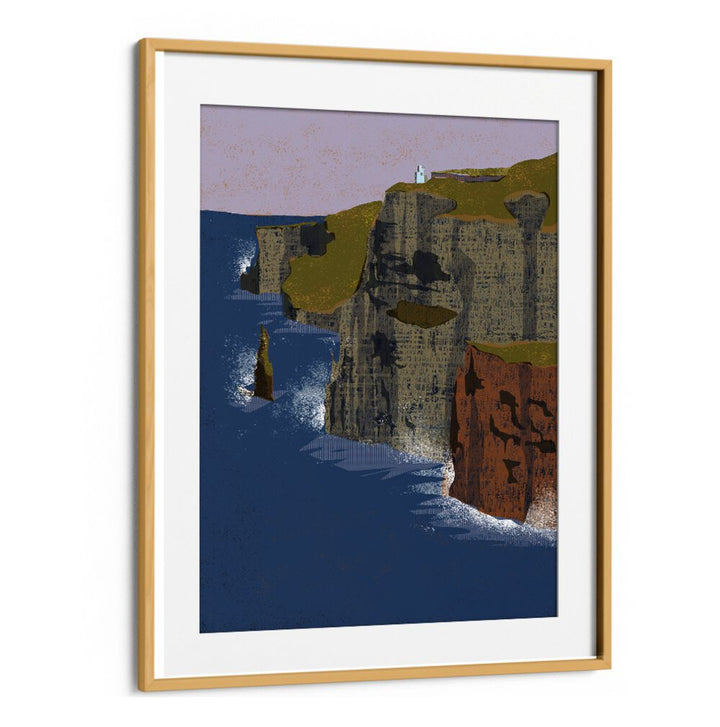 Stunning CLIFFS OF MOHER, BEACH PAINTINGS showcasing majestic cliffs and ocean waves, perfect for your decor.