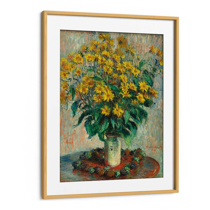 JERUSALEM ARTICHOKE FLOWERS (1880) , VINTAGE PAINTINGS