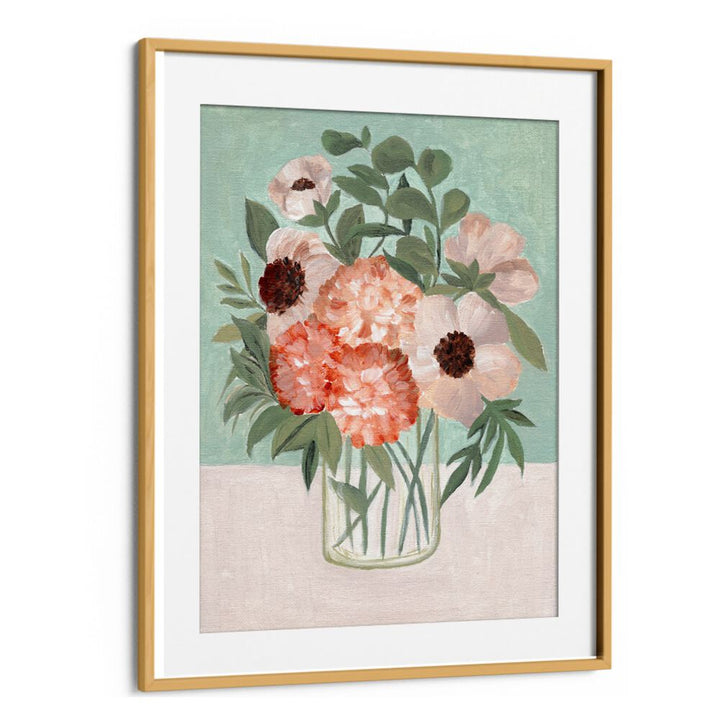 GARDEN BEAUTIES , FLORAL FLOWER PAINTINGS