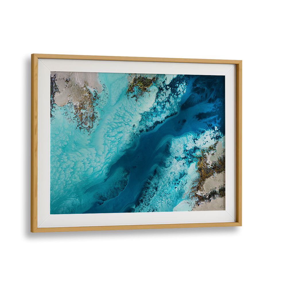 SALT WATER PASSAGE, ABSTRACT PAINTINGS showcases vibrant hues and calming waves, enhancing any space's beauty.