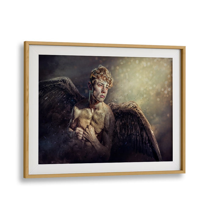 Fallen Angel, photography prints showcasing surreal beauty and symbolism, perfect for art lovers.