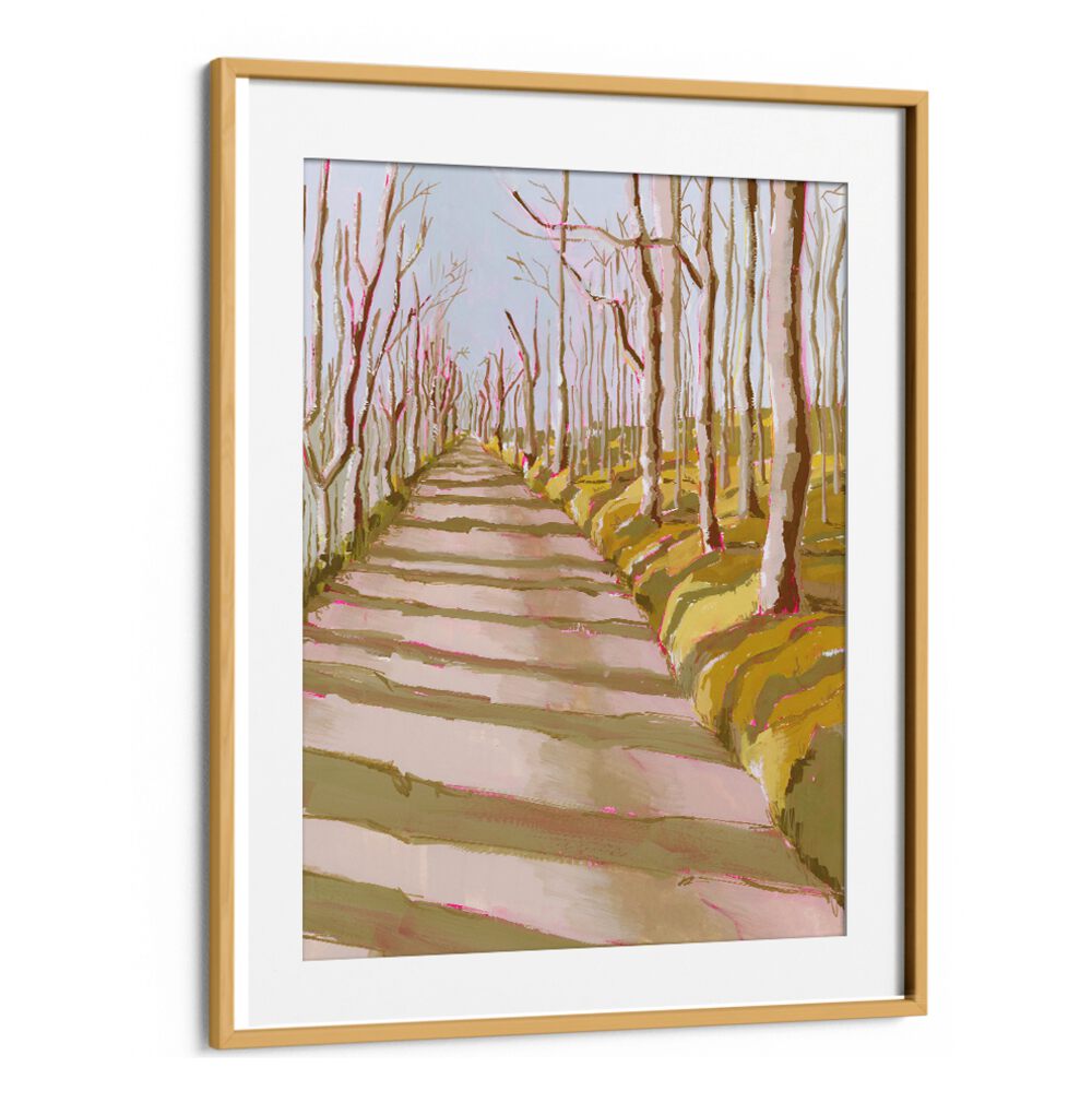 Serene forest path artwork inviting tranquility into your home with the enchanting FOREST PATH design.