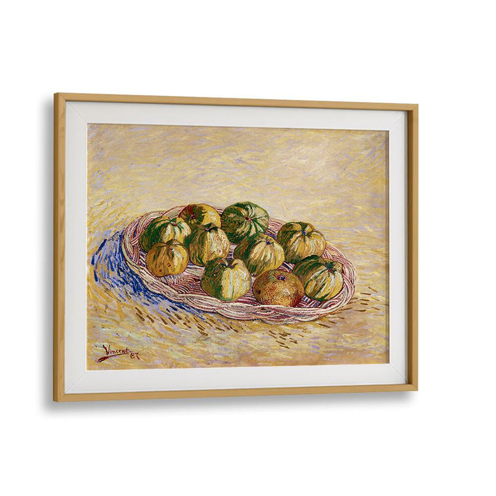 VINCENT VAN GOGH'S STILL LIFE, BASKET OF APPLES (1887) , VINTAGE PAINTINGS