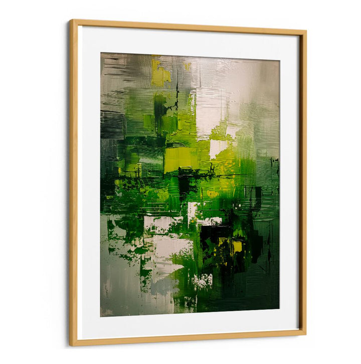 CONTEMPORART - MATCHA III , ABSTRACT PAINTINGS