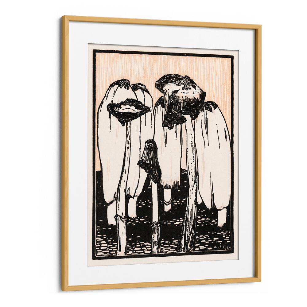 INK MUSHROOMS (1915)  , VINTAGE PAINTINGS