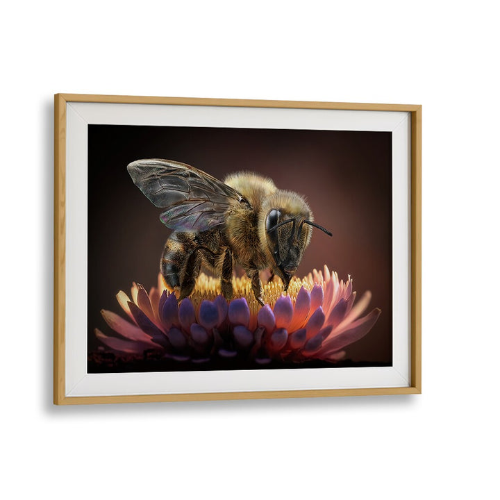 Stunning HONEY BEE, PHOTOGRAPHY PRINTS showcasing nature's beauty with intricate details and vibrant colors.