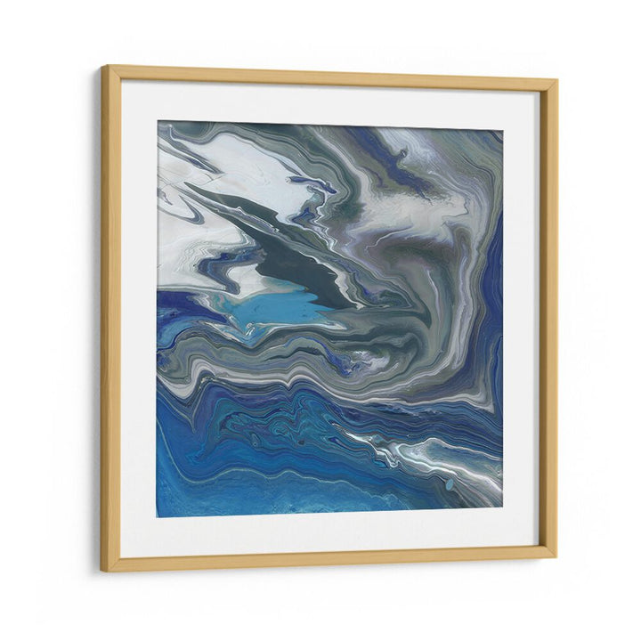 Serene abstract painting from the LIKE A RIVER collection, capturing the calming flow of water for your home décor.