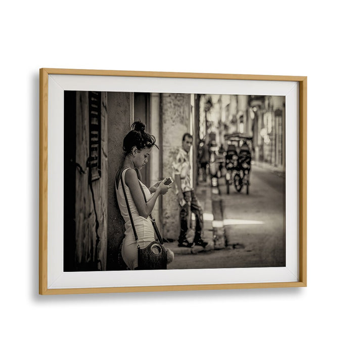 Explore LA HABANA STREET, PHOTOGRAPHY PRINTS, featuring vibrant street life and cultural essence captured in black and white.