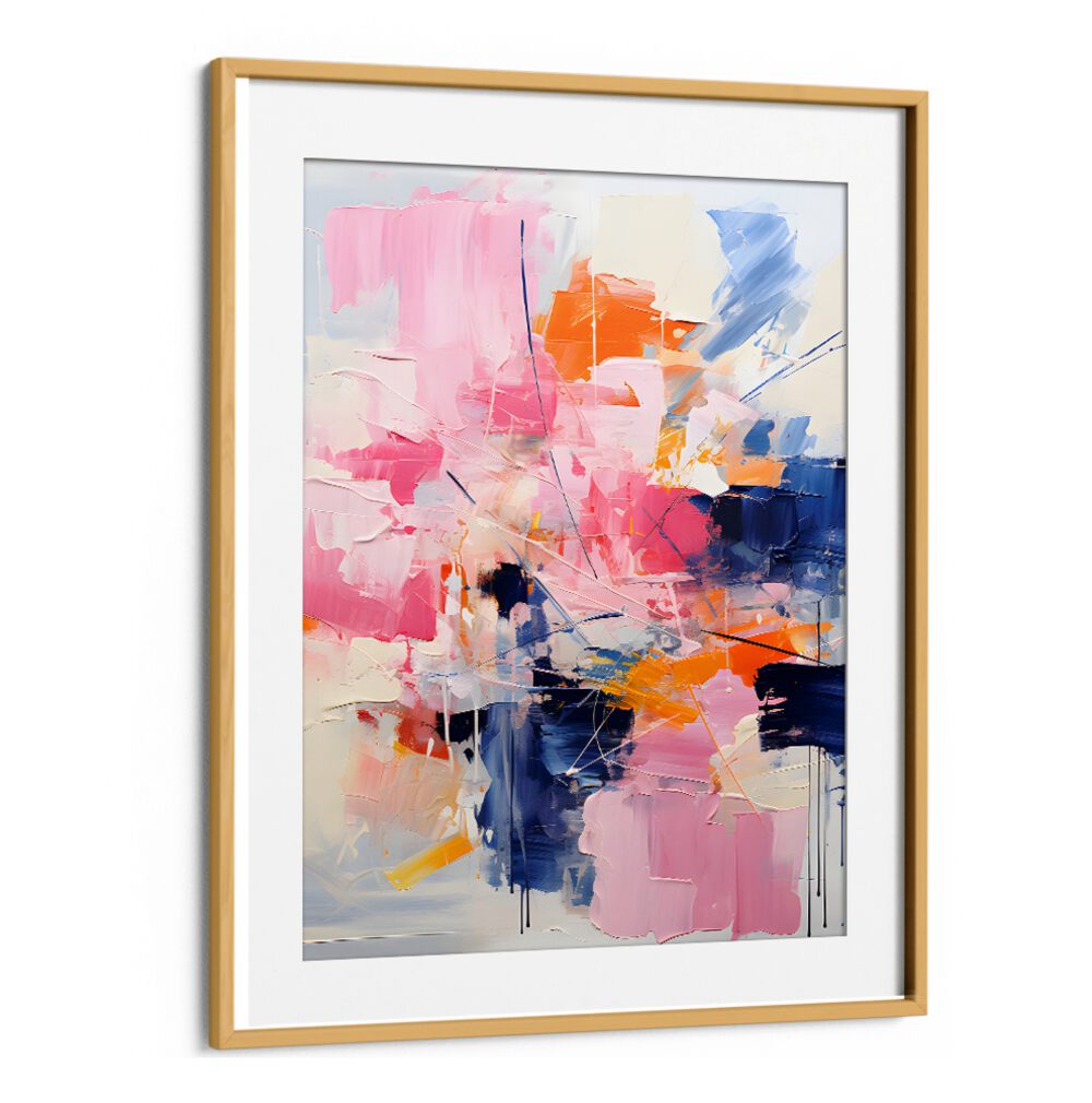 BLUSH INDIGO ABSTRACT