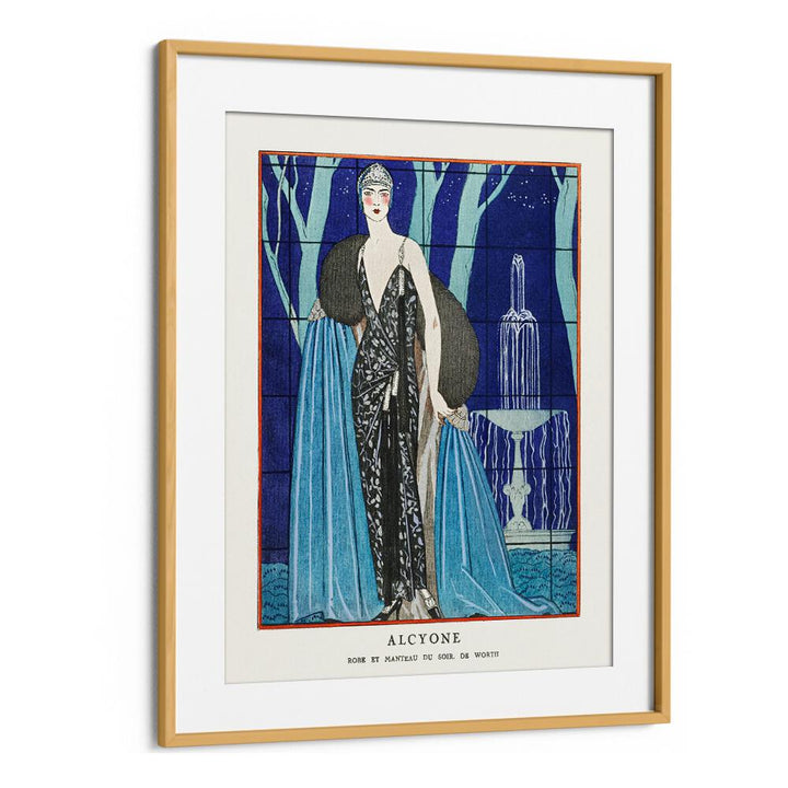 ALCYONE ROBE ET MANTEAU DU SOIR, DE WORTH (1923) , VINTAGE PAINTINGS