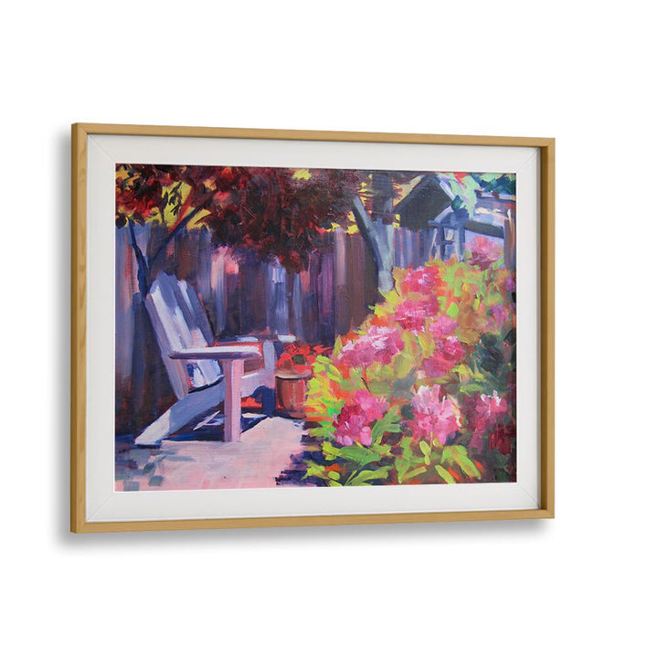 BACKYARD , LANDSCAPE PAINTINGS