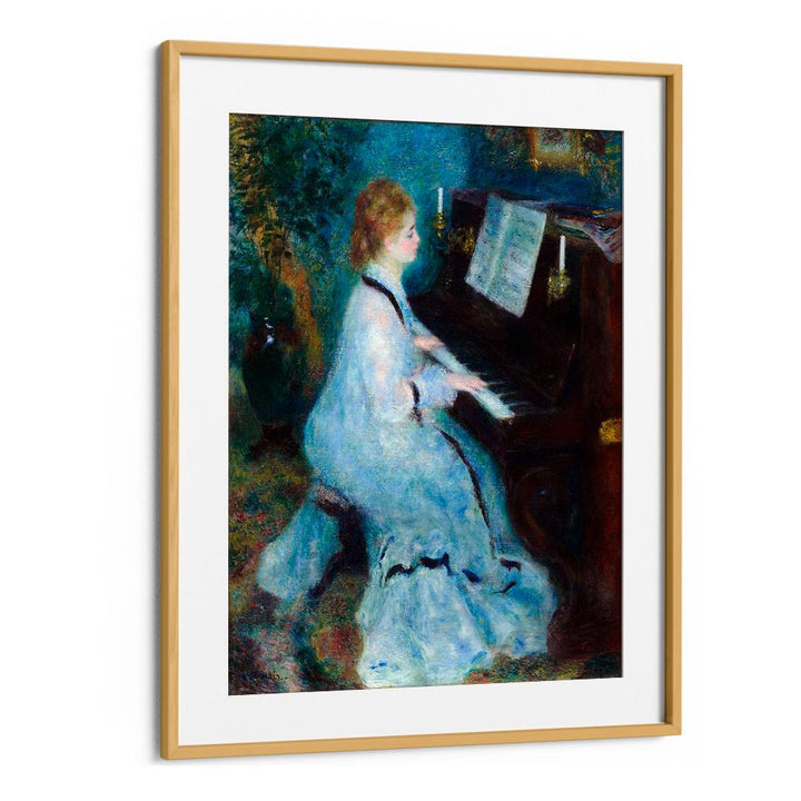 WOMAN AT THE PIANO (1875–1876) , VINTAGE PAINTINGS