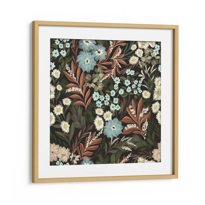 FOREST BOTANICALS , FLORAL FLOWER PAINTINGS