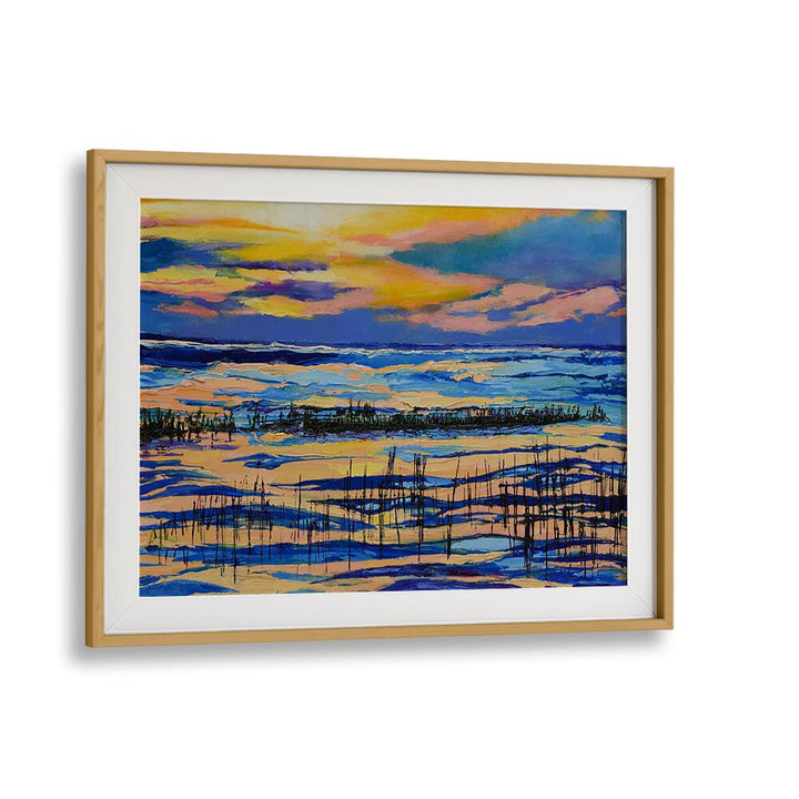 PAINES CREEK AT SUNSET , LANDSCAPE PAINTINGS