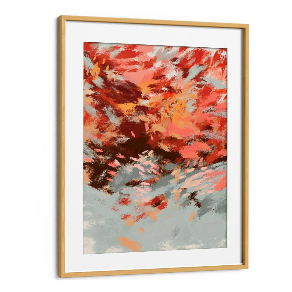 Vibrant hues in AUTUMN SHADOWS II, ABSTRACT PAINTINGS capture fall's essence, adding warmth to any space.