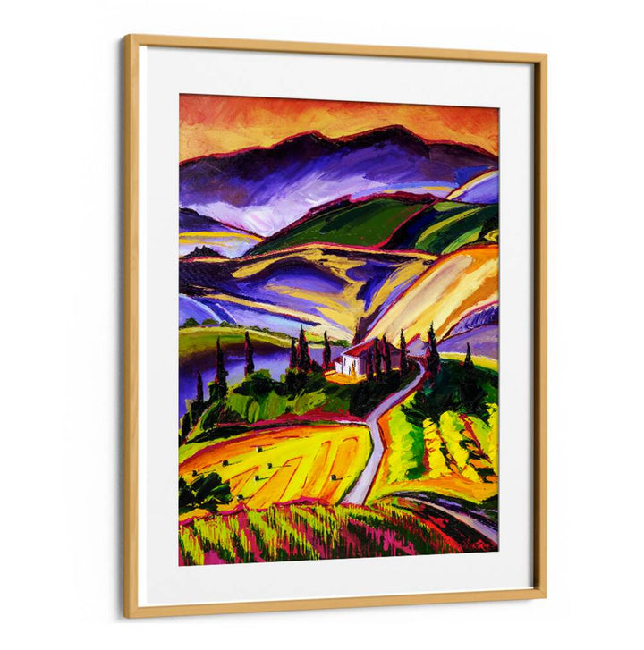 TUSCAN VINEYARD , LANDSCAPE PAINTINGS