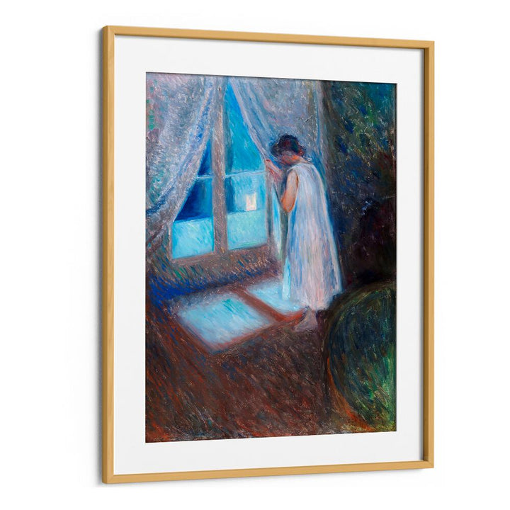 THE GIRL BY THE WINDOW (1893) , VINTAGE PAINTINGS