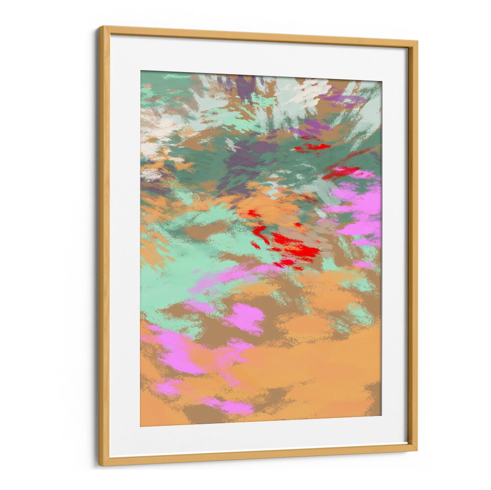 Vibrant hues and abstract patterns capture the essence of summer in LAZY SUMMER DAYS II, ABSTRACT PAINTINGS.