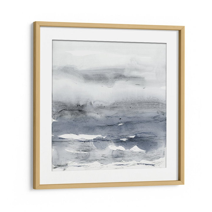 MISTY MINIMAL LANDSCAPE, ABSTRACT PAINTINGS bring tranquility with serene hues of misty hills and valleys.
