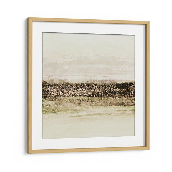 Elegant GREEN HORIZON, ABSTRACT PAINTINGS framed art piece, perfect for enhancing any home or workspace decor.