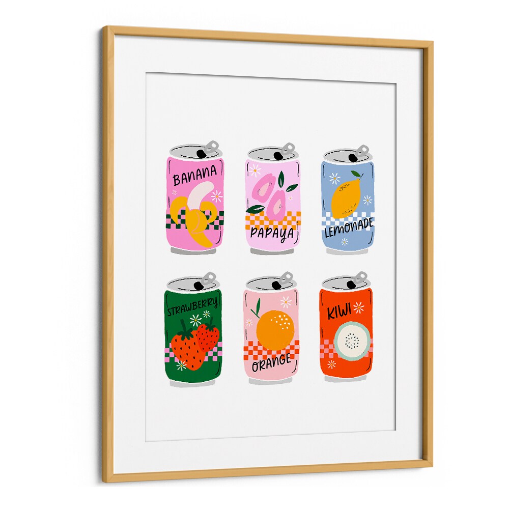 RETRO CANS BY DUCHESS PLUM , WALL ART PRINTS