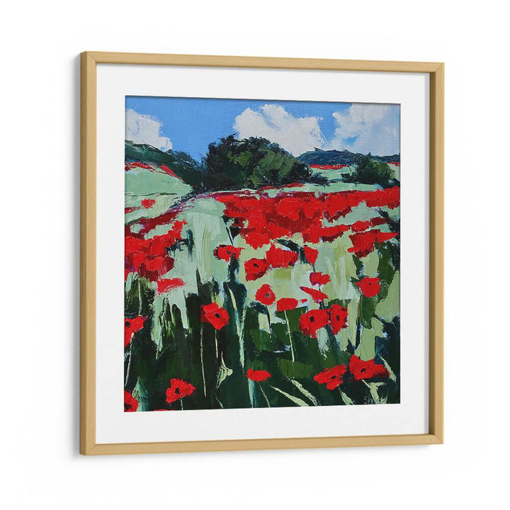 POPPIES , LANDSCAPE PAINTINGS
