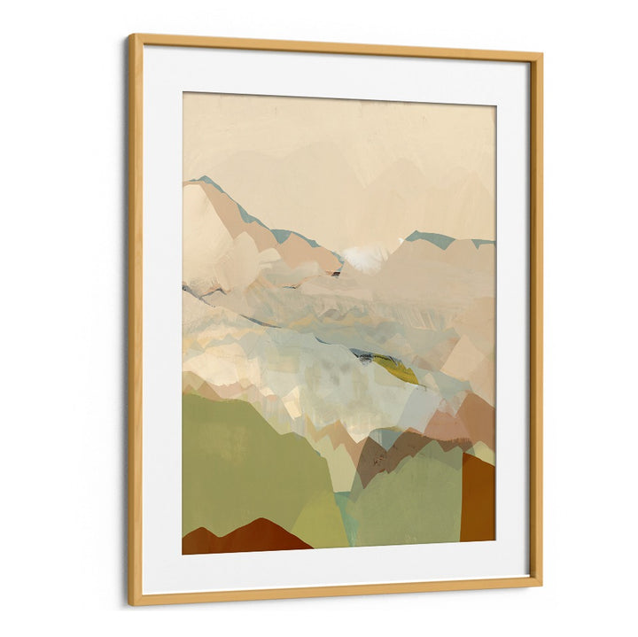 Stunning Peachy Mountain Range I landscape painting, perfect for transforming your space with natural beauty.