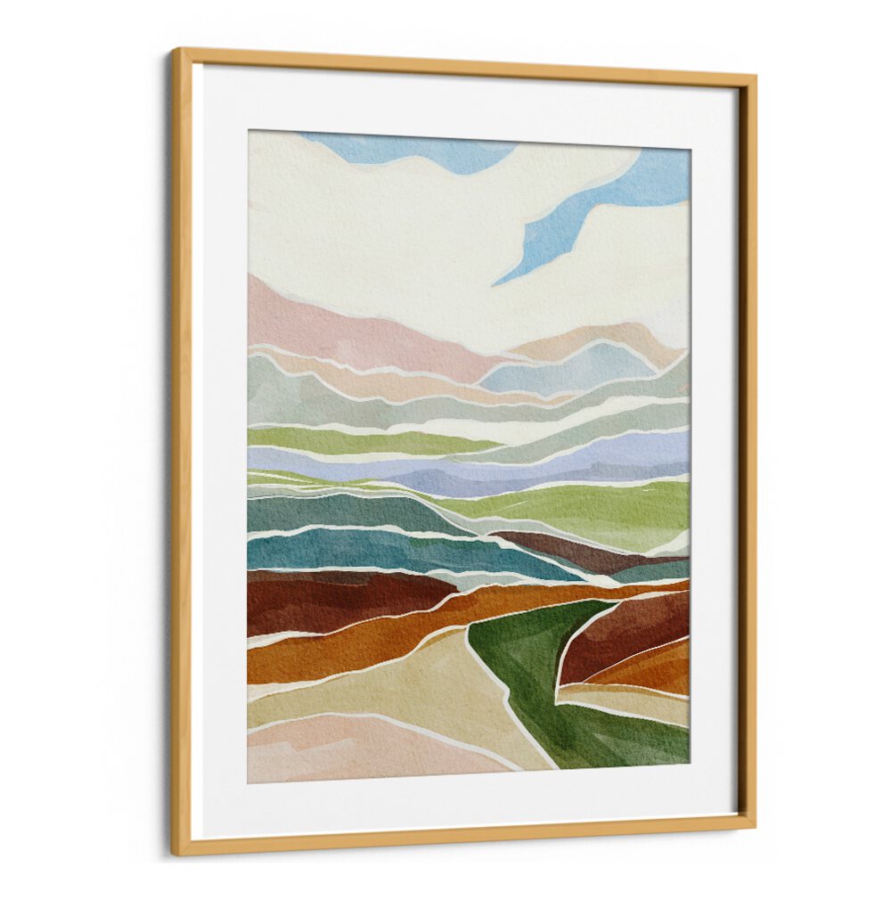 WARM AND COOL , LANDSCAPE PAINTINGS