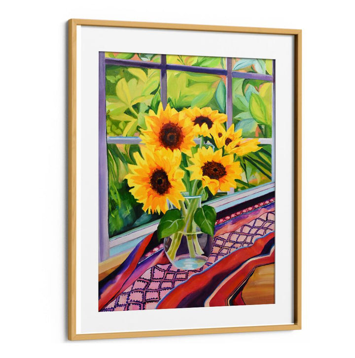 SUNFLOWERS , FLORAL FLOWER PAINTINGS