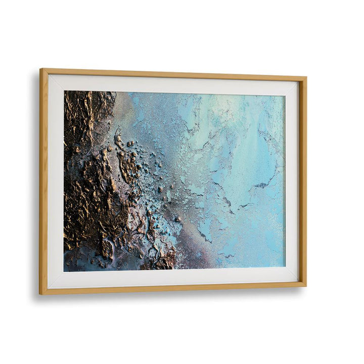 Stunning COASTAL - MISTY WATERS, ABSTRACT PAINTINGS artwork featuring fluid colors and serene textures for tranquil spaces.