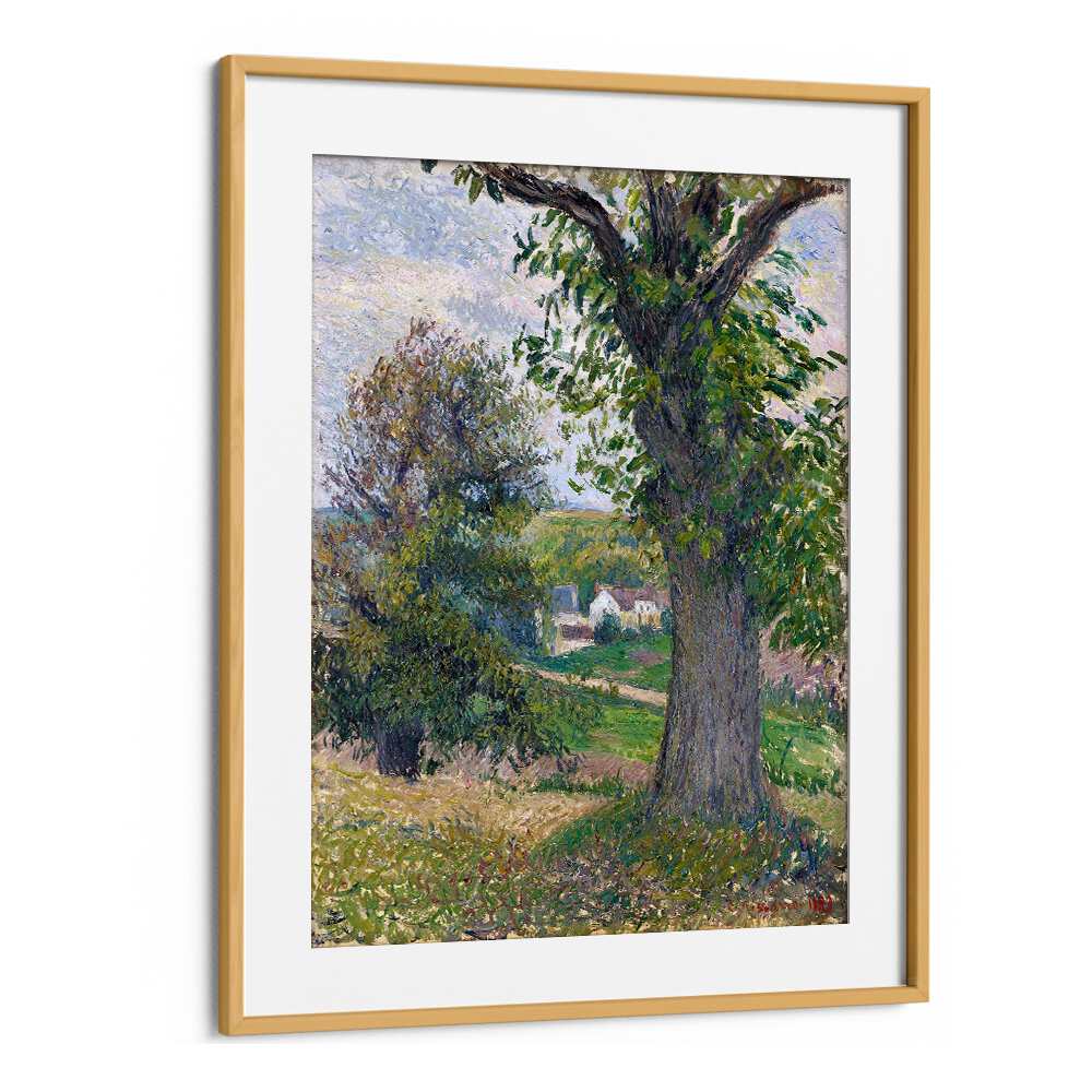 CHESTNUT TREES IN OSNY (1883)  , VINTAGE PAINTINGS