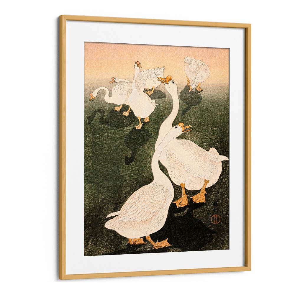 GEESE (1926)  , JAPANESE PAINTINGS , JAPANESE ART PRINTS