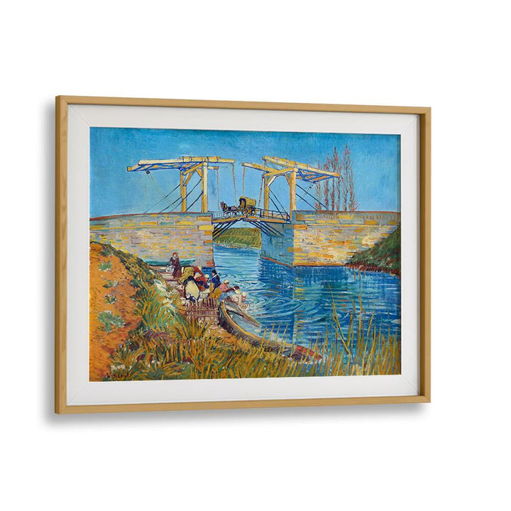 THE LANGLOIS BRIDGE AT ARLES (1888)- A FAMOUS PAINTING ,  VINTAGE PAINTINGS