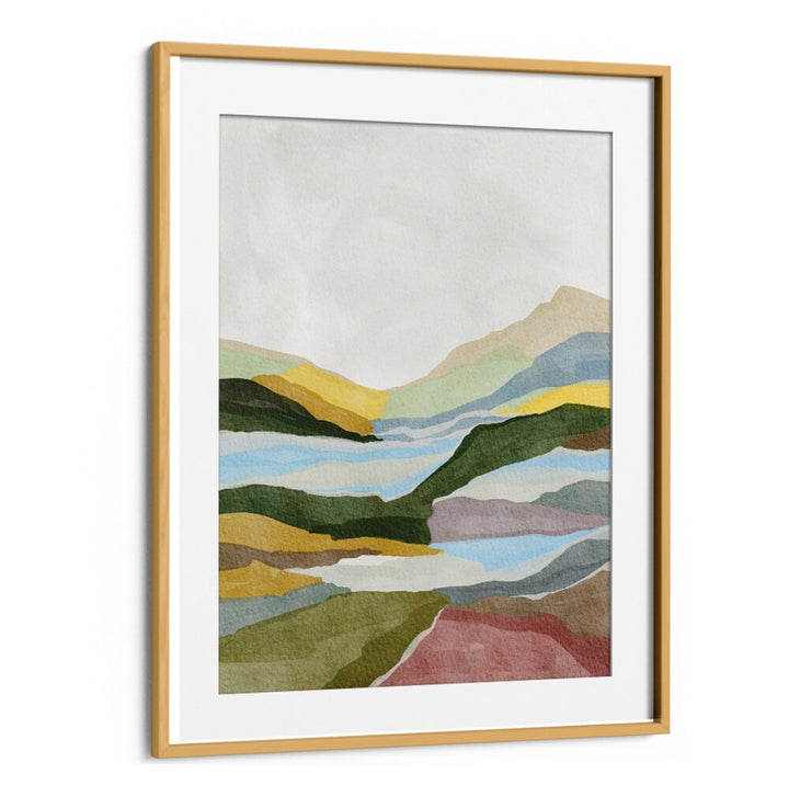 TRANQUIL HILL VIEW , LANDSCAPE PAINTINGS